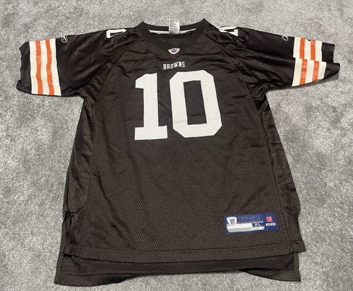 Cleveland Browns NFL Trikot #10 Brady Quinn Reebok Youth XL Größe S Damen’s - Bild 1 von 7