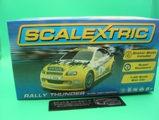 Image of SCALEXTRIC C3531 RALLY THUNDER YELLOW SOLO CAR HI IMPACT BNIB