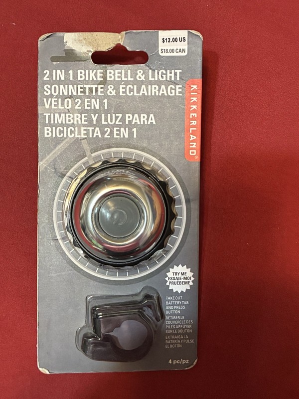 bike bell ring Light Flasher New Ships Free Child Kids Bicycle Bell New Nwt