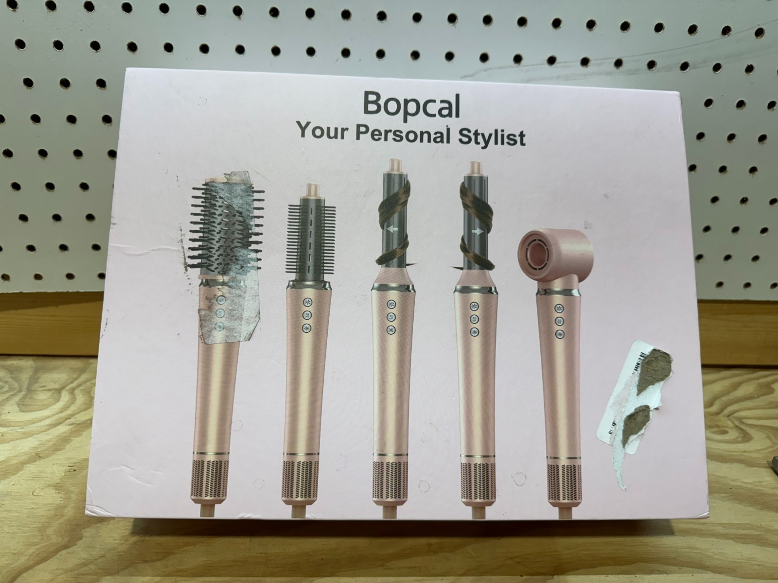 Bopcal  5 in 1 Air Wrap Hair Styler,High-Speed Frizz-Free Hair Dryer Brush (W)