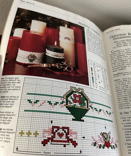 Leisure Arts For the Love of Cross Stitch Patterns Magazine 1988 | 27 Projects - Picture 4 of 8