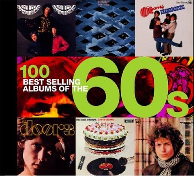 100 BEST ALBUMS OF THE 60's by Gene Scullati Paperback Book The Fast Free