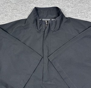 Footjoy Dryjoys Jacket Mens Medium Black Waterproof Short Sleeve Golf Rain