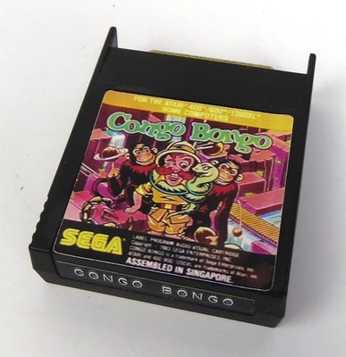 Atari 800 XL XE Modul -- CONGO BONGO  - Label neu gedruckt -- Game Cart