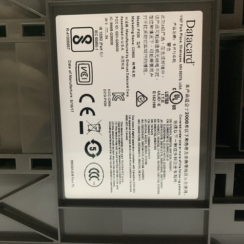 Datacard CD800 ID Card Duplex Color Thermal Printer Model PX30 w/ Cable & Extras - 第 8/8 張圖片
