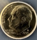 1995-D Roosevelt Dime ICG MS69 Mackenzie Dickey President Signed Label Gem BU — photo 7