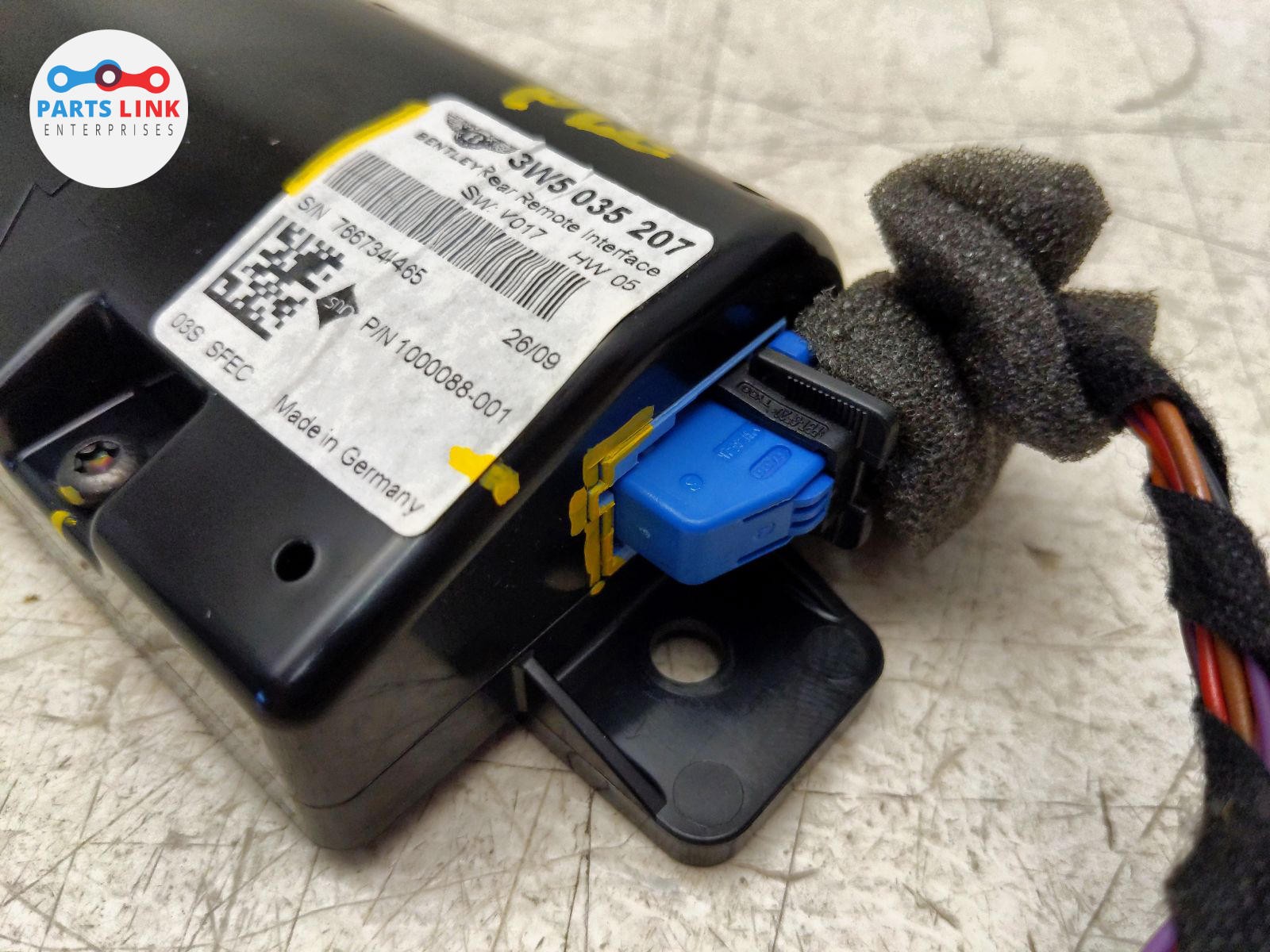Bentley Continental Flying Spur Speed 2006-2012 Rear Control unit