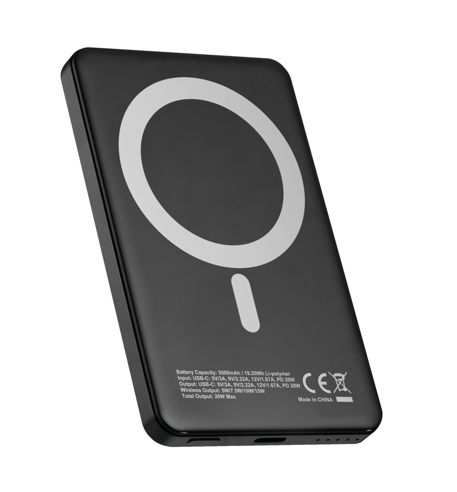 Mag Power 5000 Optiline: Batteria Esterna Magnetica per Viaggi