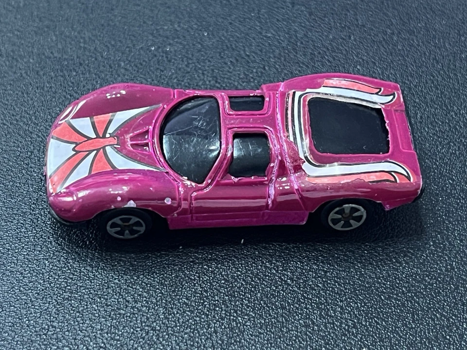 Винтажная пурпурно-фиолетовая литая модель Alfa Romeo 2,5 дюйма в масштабе Гонконг мин - Изображение 3 из 4