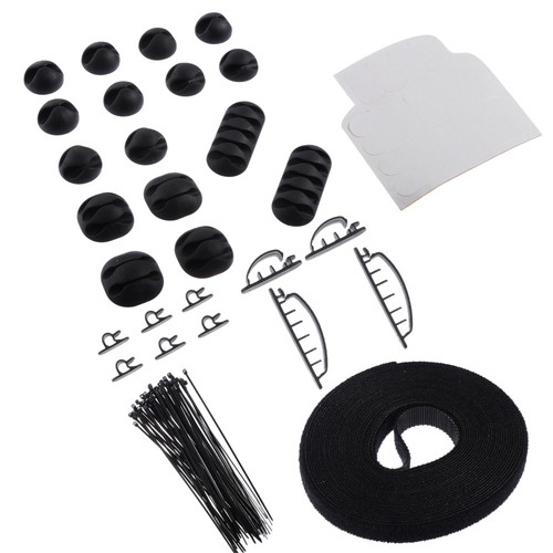 Line Processor Set Desktop Cable Winder Cord Management Clip Kit - 第 2/12 張圖片