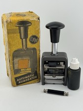 ENM Automatic Numerator Model 4513 Vintage Numbering Machine Boxed