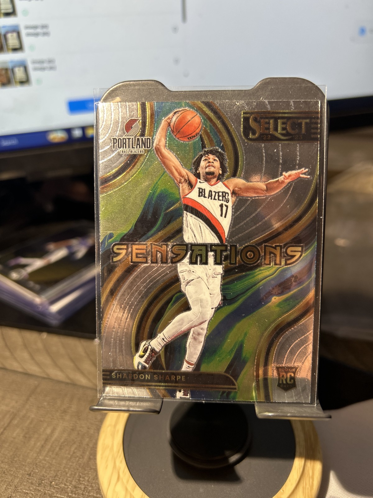 2022-23 Panini Select #19 Shaedon Sharpe Sensations