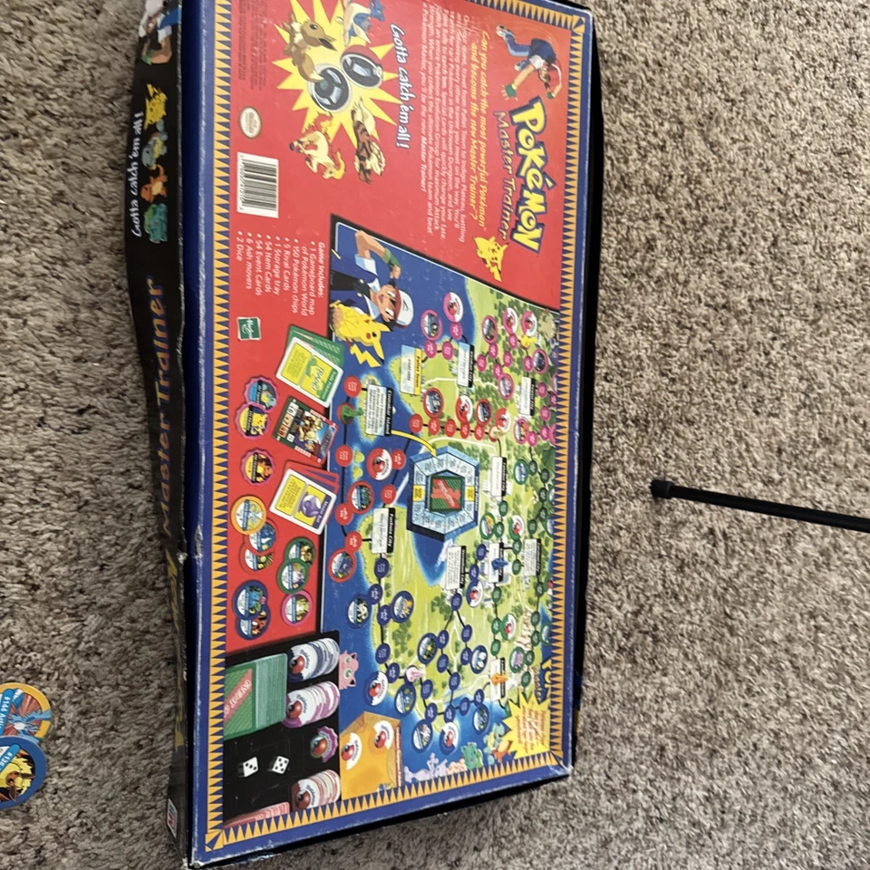 Hasbro Pokemon Master Trainer Game Board 1999 Edition - Incomplete - Read - Image 4 of 4