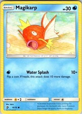 Magikarp 19/70 Common Dragon Majesty Pokemon Damaged on eBay