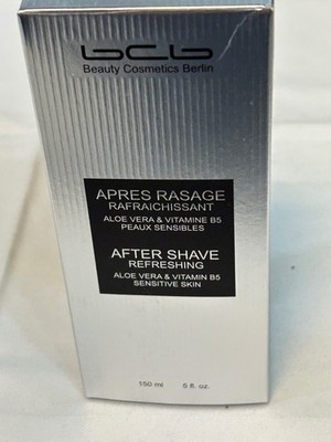 BCB BEAUTY COSMETIC BERLIN AFTER SHAVE 150 ML ALOE VERA VITAMIN B5 SENSITIVE