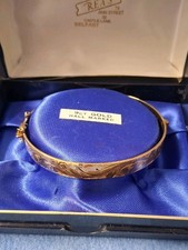 9ct Solid Hallmarked Yellow Gold 65mm~ 60mm~8mm~ Bangle / Bracelet *15.76g