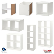 IKEA KALLAX Insert with Shelf / Shelving Unit White Storage Cube Organiser