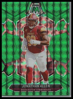 2024 Panini Mosaic #223 Jonathan Allen Mosaic Green