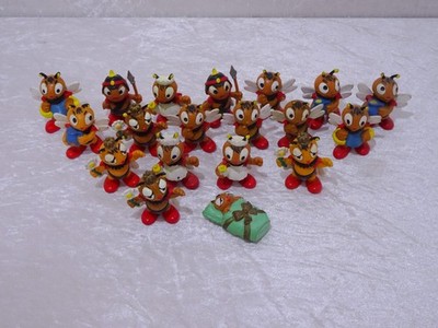 zyxCmL - 19 x Bully Figur Biene Bienchen - Vintage - Konvolut Sammlung