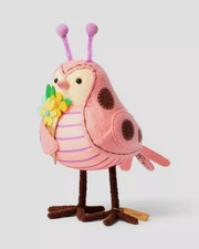 Target Bird  LADY  2024 Spritz Featherly Friends  Easter Spring Ladybug Pink