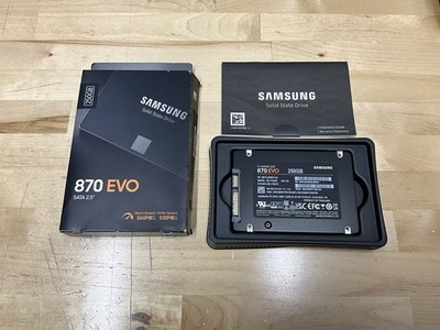 Samsung MZ7L3250HCJQ 870 Evo 250GB SATA 6Gbps 2.5-Inch Solid State Drive (SSD)