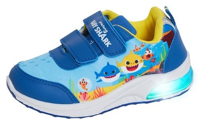 Baby Shark Turnschuhe Blinklicht Sport Turnschuhe Einfacher Verschluss Schuhe Turnschuhe
