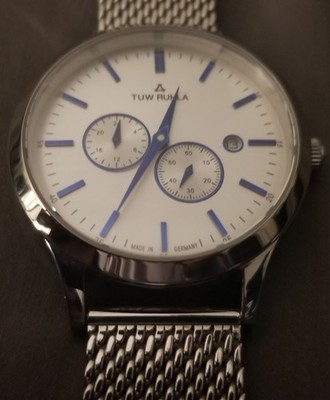 TUW RUHLA 1892 AUTOMATIK Ref 21042 German Made Blue/Silver V.Good W/Box & Papers