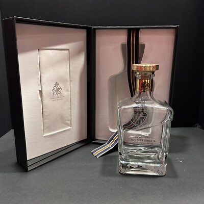 Johnnie Walker - King George V Scotch - Empty 750 mL Bottle w/ Box - Unrinsed