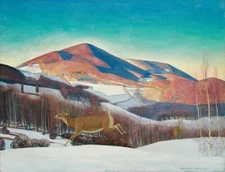 Mount Equinox, Winter : 1921 : Rockwell Kent : Archival Quality Art Print