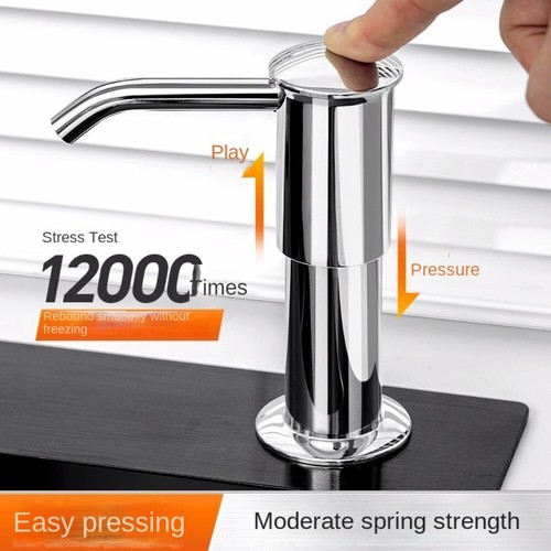 360° Rotation In Sink Soap Dispenser Anti-rust Kitchen Soap Dispenser Bathroom - Picture 6 of 14