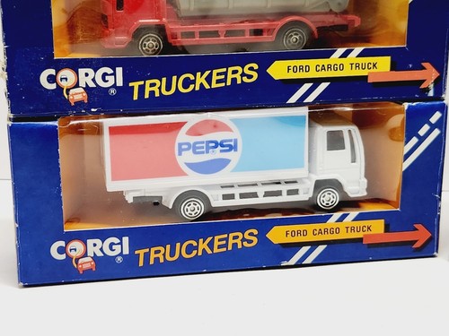 Vintage Corgi Truckers Pepsi BP Duckhams Oil Diecast Model Car 1990 Lot Of 4 - Picture 2 of 13