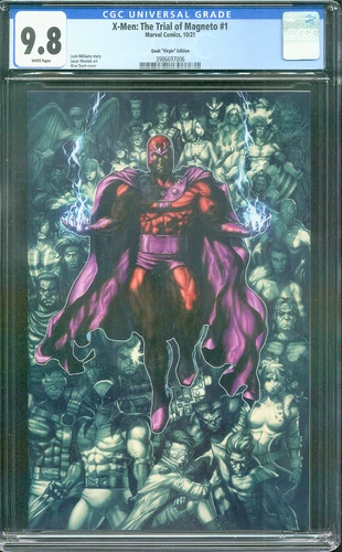 X Men Trial of Magneto 1 CGC 9.8 Quah Virgin Variant Cover 10/21