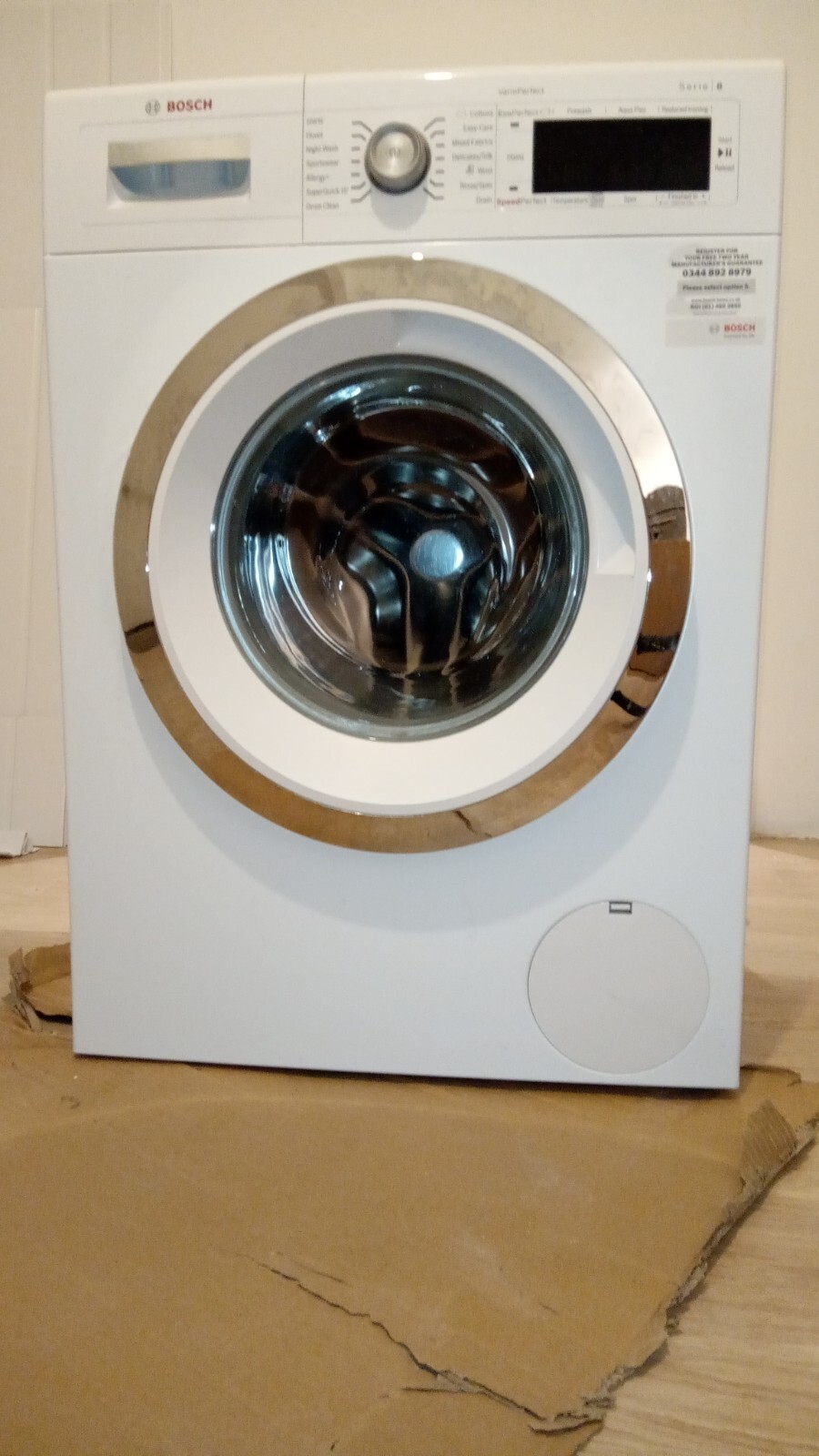 Bosch Serie 8 washing machine, front loader 9 kg 1400 rpm eBay