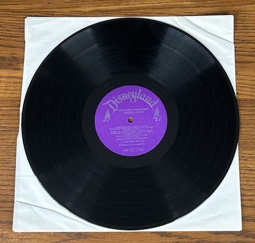 DISNEY AMERICA SINGS RECORD BURL IVES LP w BOOK DISNEYLAND Splash Mountain 3812 - Picture 6 of 10