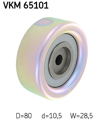 SKF VKM 65101 Umlenk-/Führungsrolle, Keilrippenriemen für MITSUBISHI