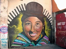  Framed Canvas Street  graffiti Urban  Art Print   