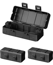 Dewenwils 3 Pack Outdoor Extension Cord Cover, Weatherproof Connection Box Black