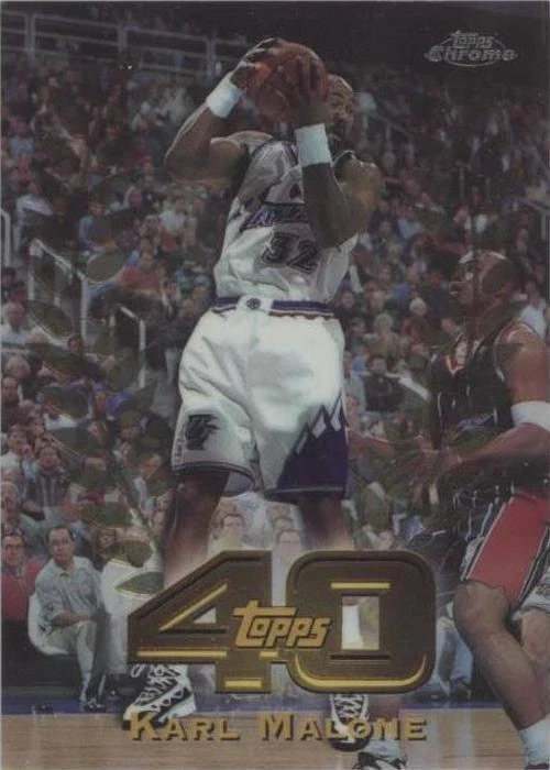 1997-98 Topps Chrome - Karl Malone #T40-18