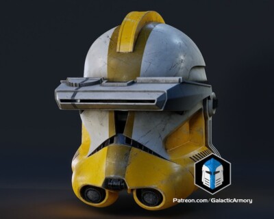 Star Wars Republic Clone Trooper   Commander Bly Helm   3D-Rohdruckmodell