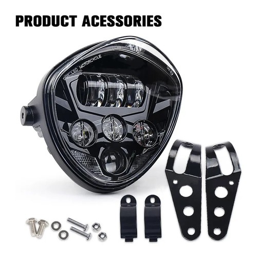 Universal Car Motorcycle 7 Inch Led Headlight DRL H4 Headlamp For Harley Bmw Yamaha Honda 75 Headlights Bracket Retro Bucket I4730510950 Universal Car Motorcycle 7 Inch Led Headlight DRL H4 Headlamp For Harley Bmw Yamaha Honda 75 Headlights Bracket Retro Bucket I4730510950