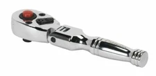 Sealey AK660SF Ratchet Wrench Flexi-Head Stubby 1/4"Sq Drive