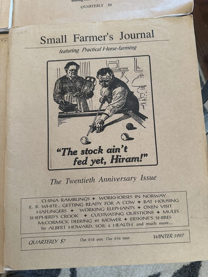 6 Different Summer Fall Winter Small Farmer’s Journal Livestock Crop Horse Farm - Image 2 of 4