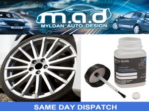 Details About Silver Alloy Wheel Touch Up Kit Repair Kit Paint With Brush Curbing Scratch