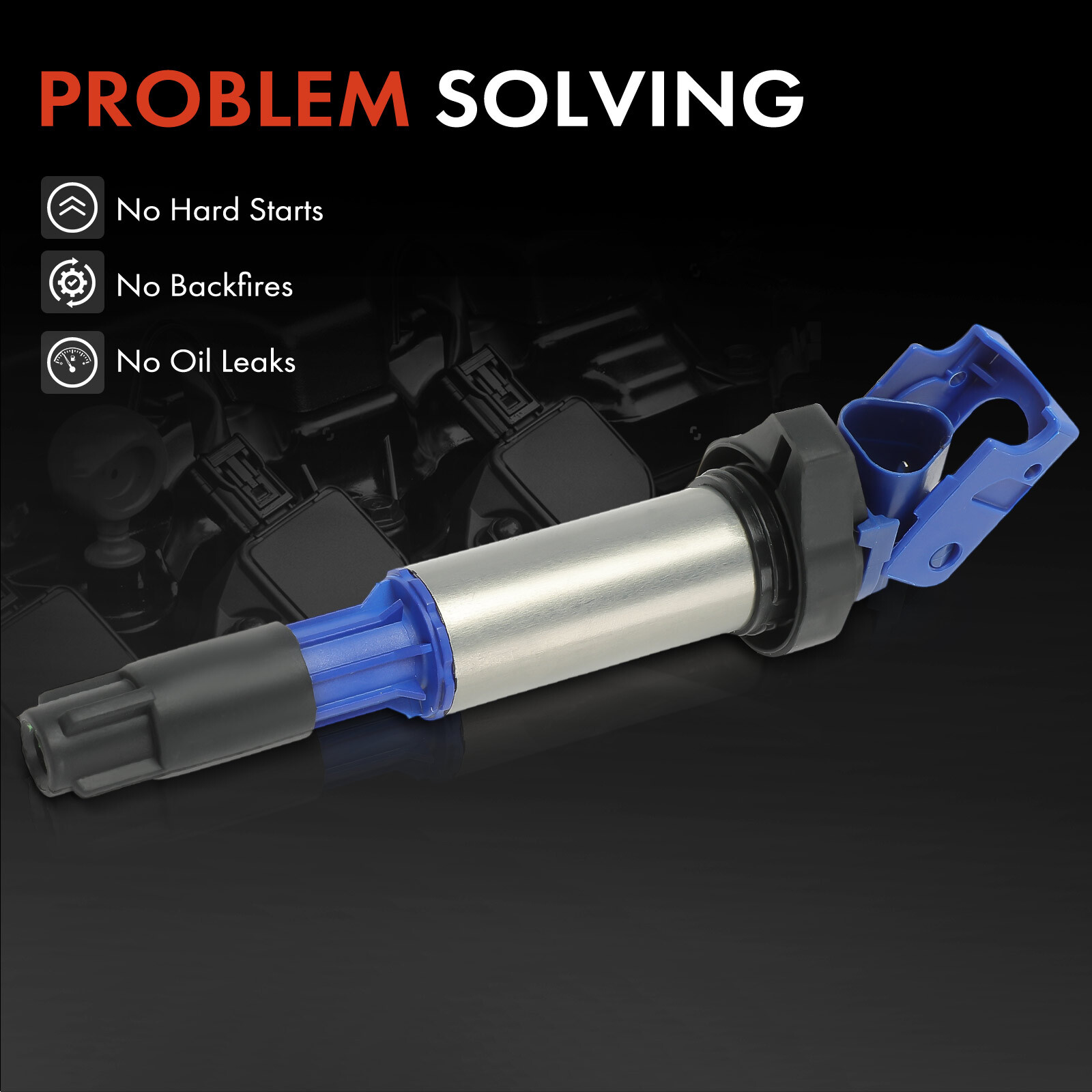 4x Blue Ignition Coil for BMW 320i 328i X5 528i 545i 550i X3 Mini Rolls-Royce