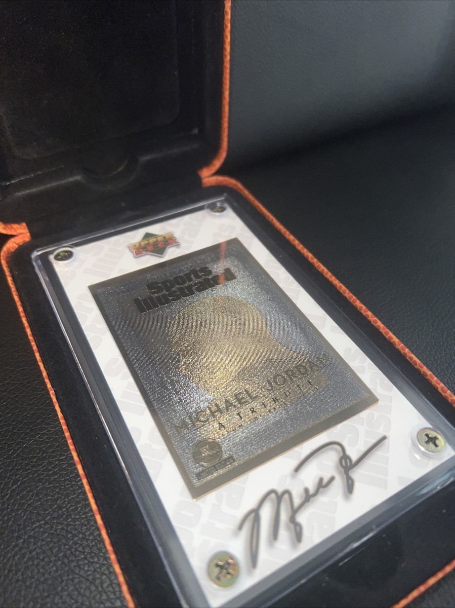 Upper Deck 24k Gold Michael Jordan Commemorative Card | eBay Upper Deck 24k Gold Michael Jordan Commemorative Card | eBay