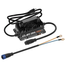 LiTime 43.8V 10A AC-DC Waterproof Charger for 36V 38.4V Lithium LiFePO4 Battery