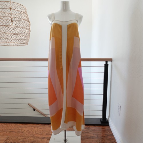 O’Neill Miranda Maxi Dress M Tank Beach Coverup Slit Resort Coastal Boho - Picture 2 of 20