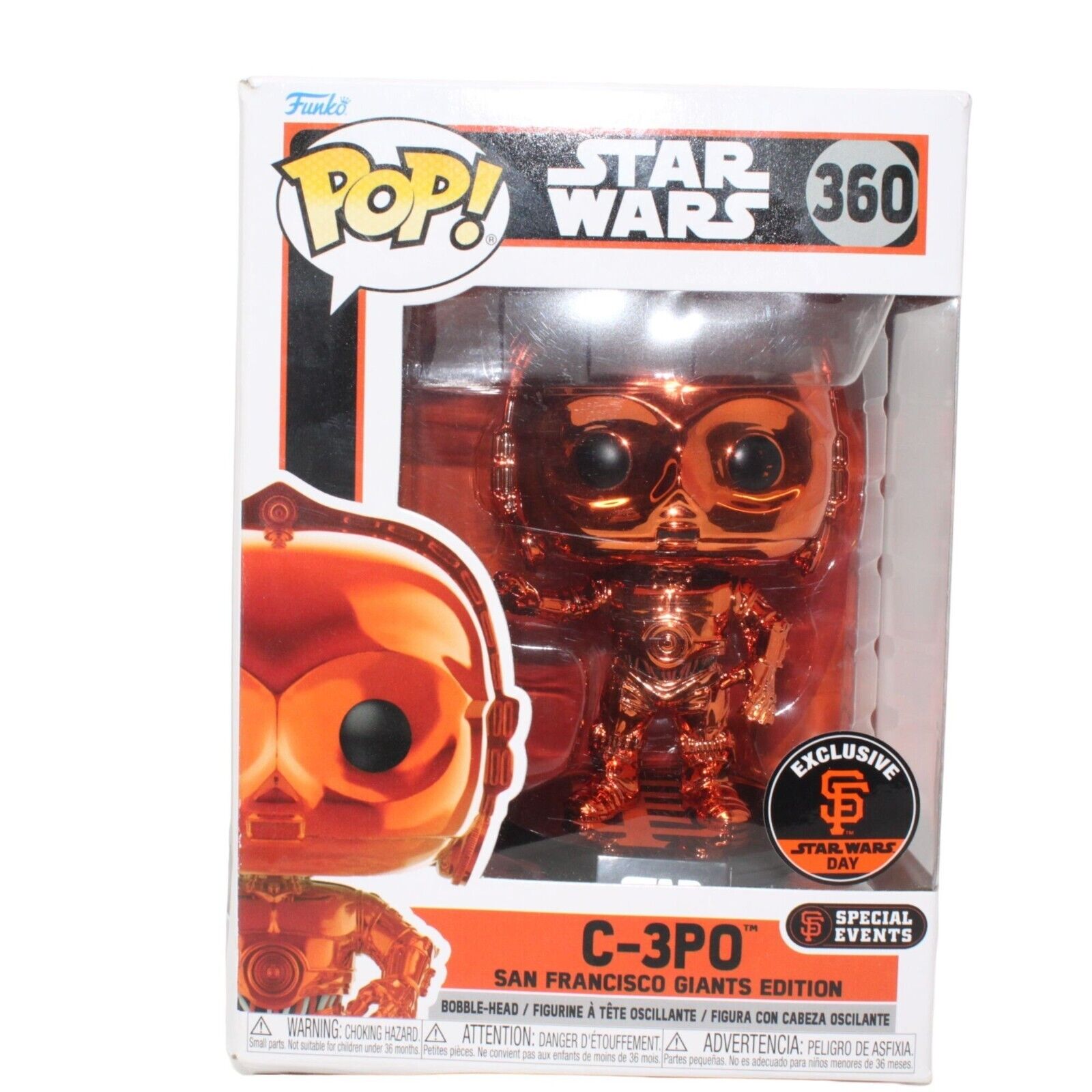 Funko Pop! Television Star Wars C-3PO 360 Exclusivo Original - Moça do Pop  - Funko Pop é aqui!