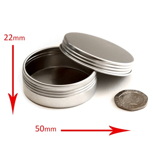 5 x 25ml 25gms Empty Cosmetic Screw Top Pots/Jars/Tins Lip Balm BEST BUY jja5 eBay