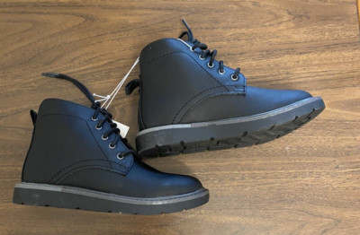 Cat & Jack Boys' Miller Fashion Boots Black 13 NIB